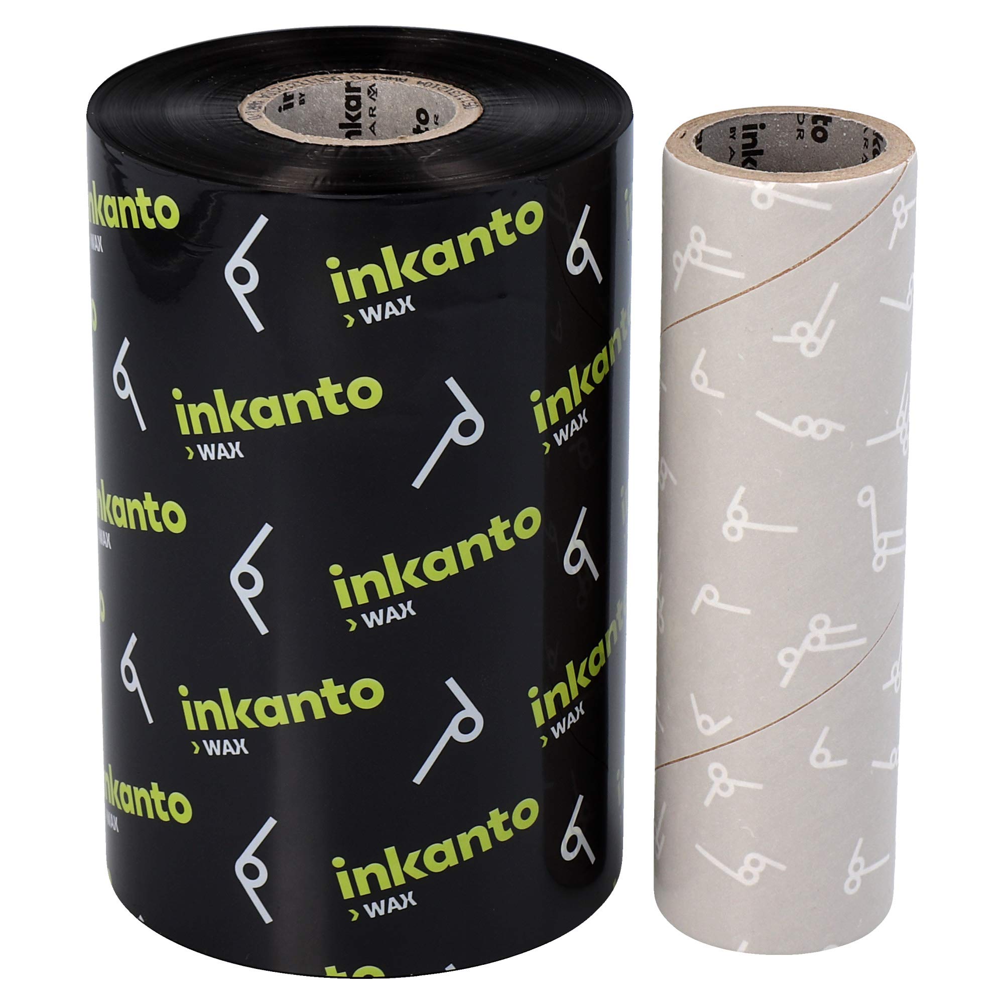 Armor AWR1 - Nastro a trasferimento termico, 110 mm x 450 m, colore nero, 10 rotoli in 1 confezione, nucleo da 25 mm, avvolgimento esterno, T63712QG
