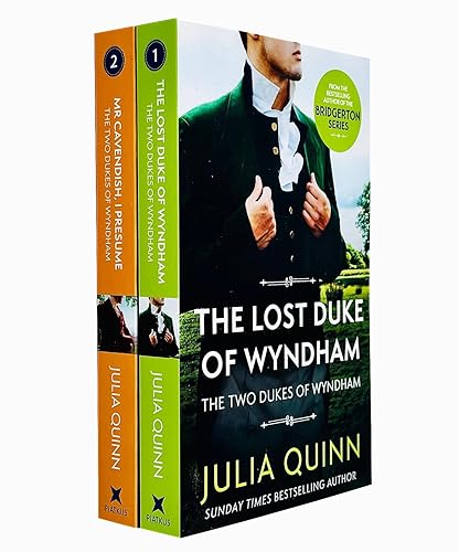 Julia Quinn Two Dukes of Wyndham Series 2 Books Collection Set (The Lost Duke Of Wyndham &amp; Mr. Cavendish, nehme ich an)