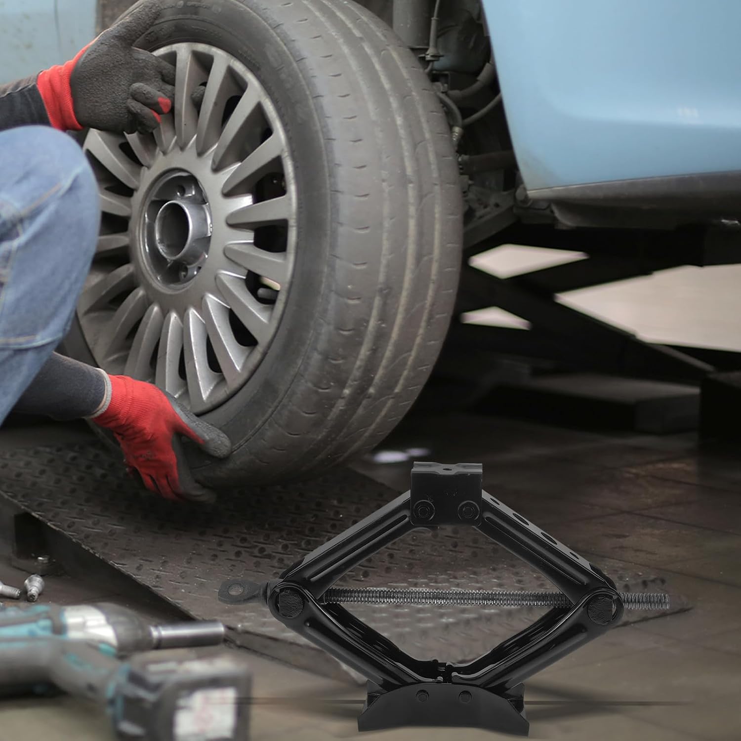 Scissor Jack for Car 0.8t Steel Car Lift Jack