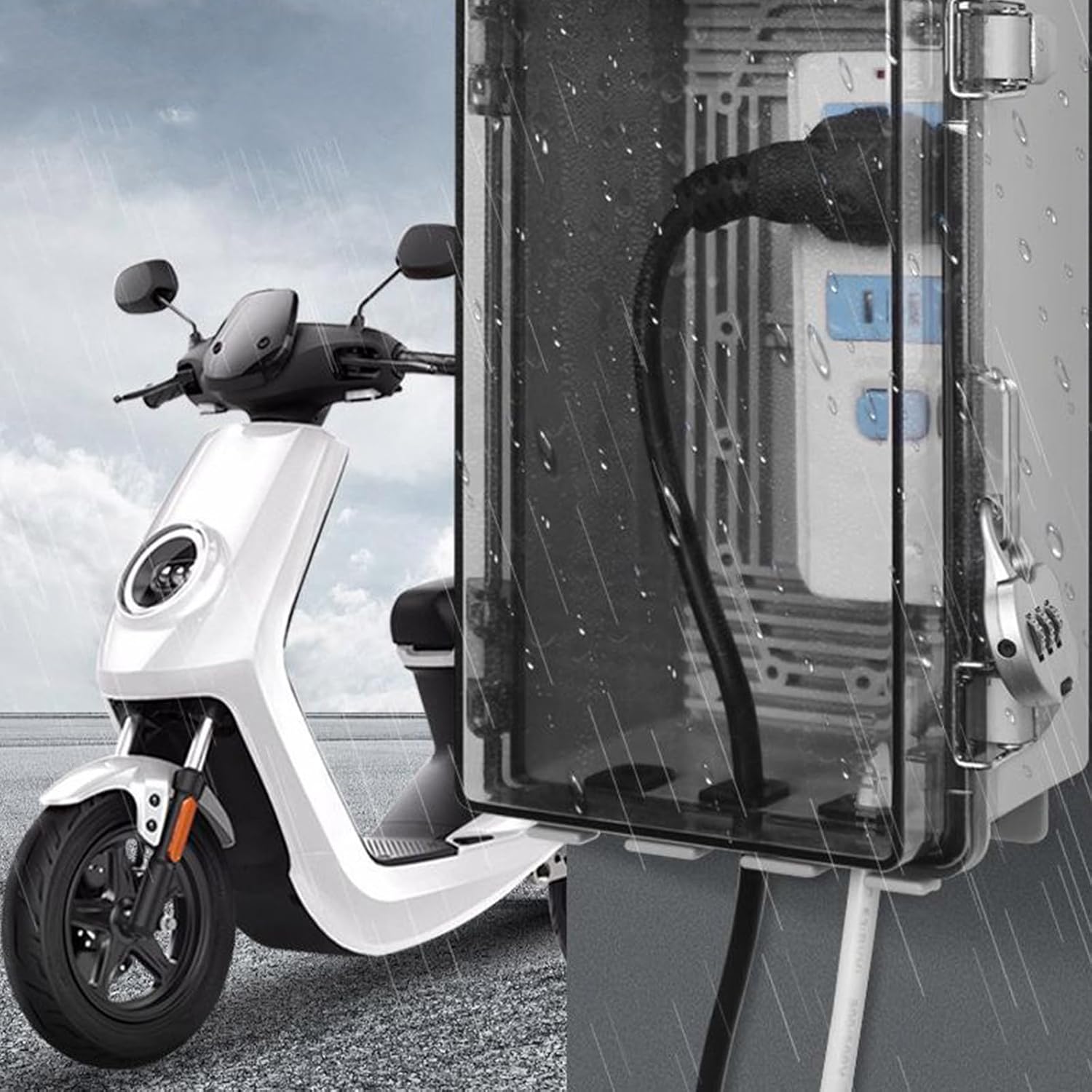 Electrical Junction Box Connection Cable Enclosure for Indoor Outdoor Power Case Junction Box Junction Box Extension Cord Cover Outlet Covers