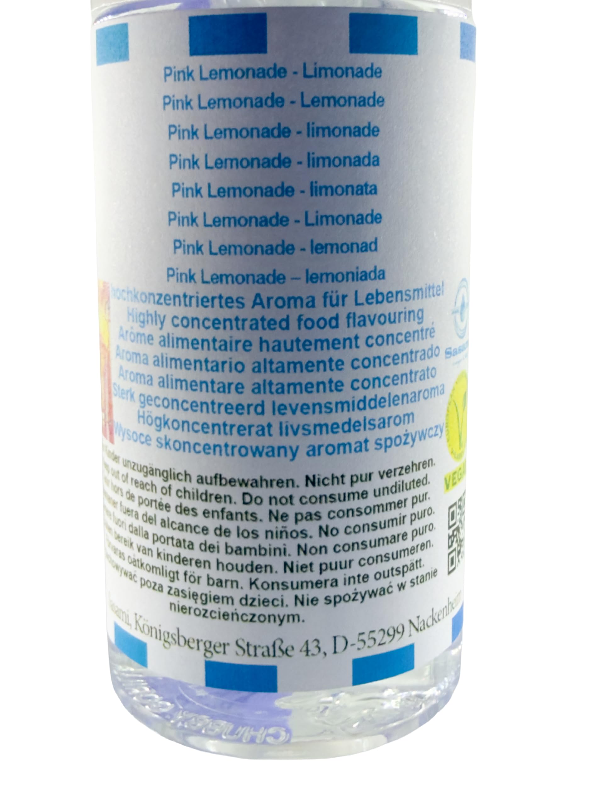Pink Lemonade - pomelo limonada aroma concentrado - Vegano - Sasami - 100ml