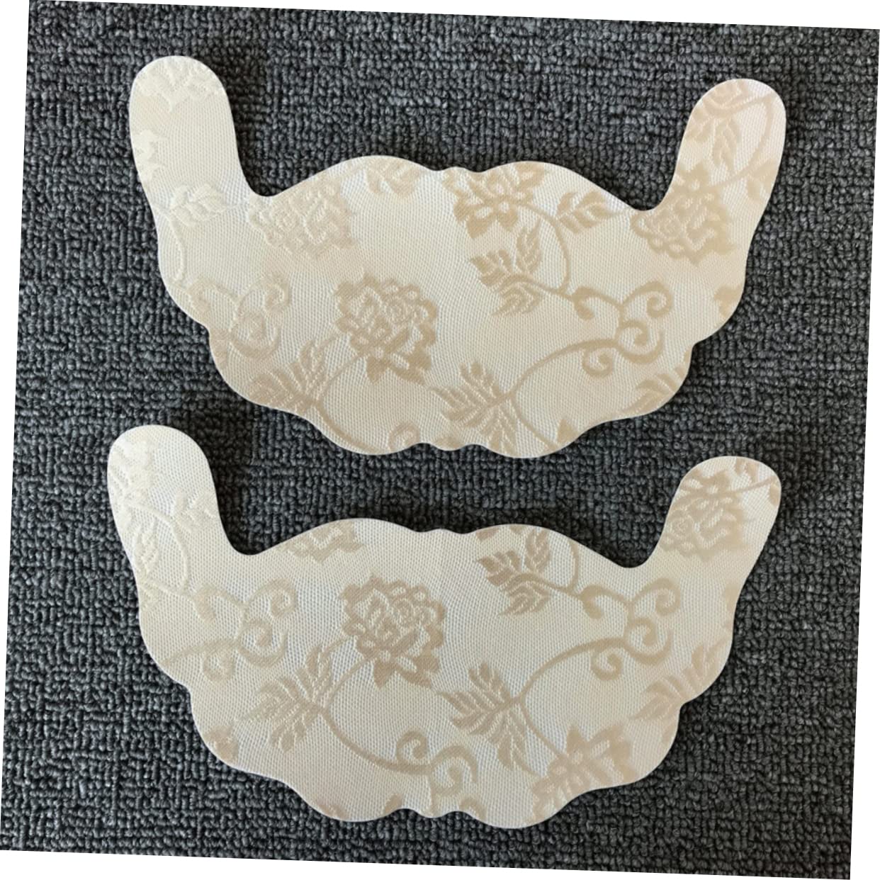 30 Piezas etiqueta engomada del sujetador invisible push up adorno de encaje de la vendimia parte superior del tubo push up sujetador sin tirantes empanadas de silicona Khaki