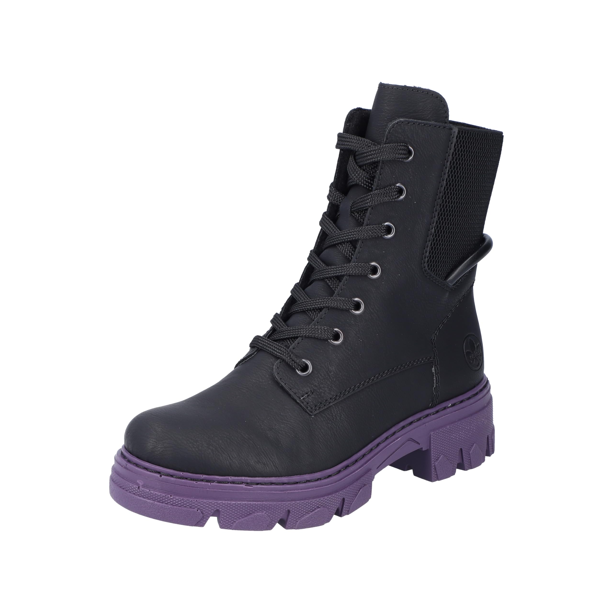 Rieker Women's 74631 Lace-Up Boots, black, 3.5 UK