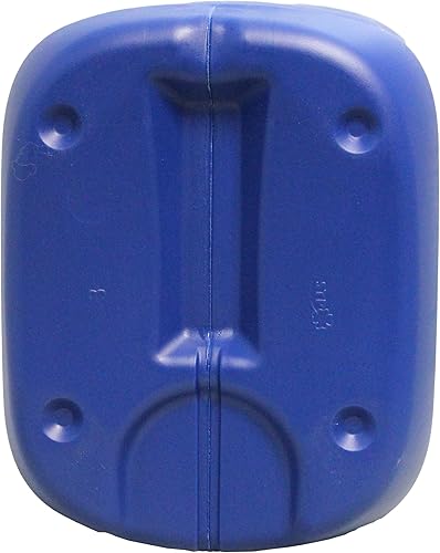 Miniatura 5 de Estilo # 2 Azul- 10 LT (2.64 galones) HDPE Jerrican Din50, estilo GE  Tapa de rosca a prueba de manipulaciones  Clasificación ONU 3H1X