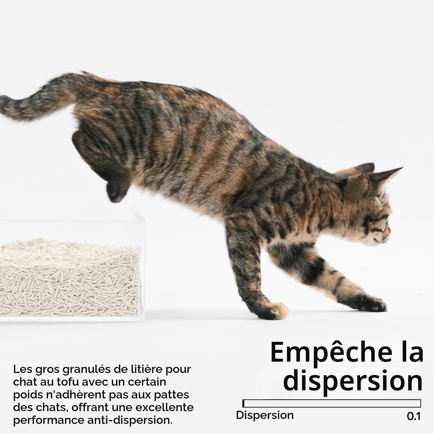 pidan Litiere Tofu pour Chats, Agglomerante, 4 x 2,4 kg - 24 L