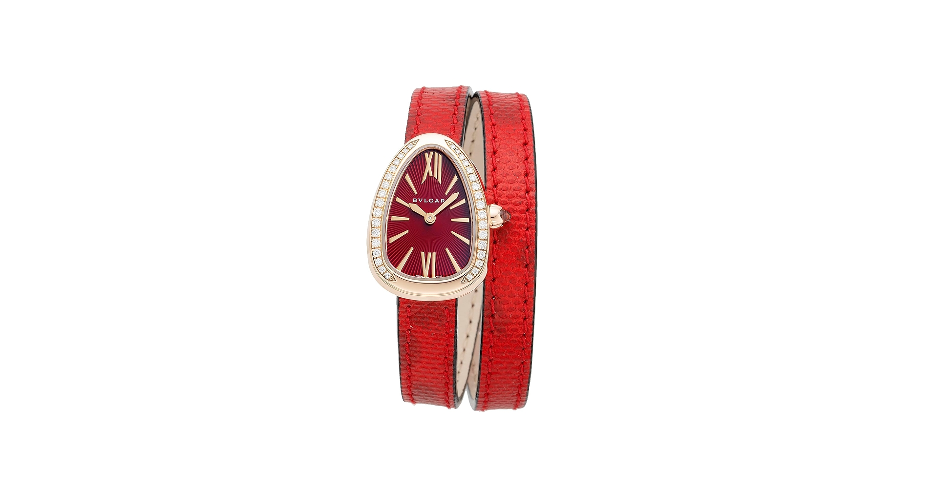 BVLGARI 自動巻き時計 赤いストラップ Amazon.co.jp: [ブルガリ] 腕時計 Watch セルペンティ レッド