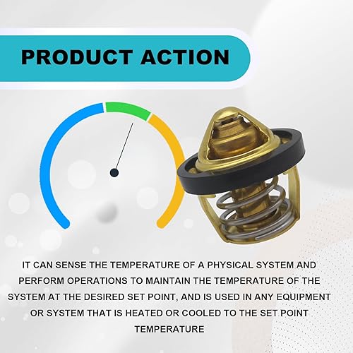 Miniatura 5 de Termostato 3084940 compatible con Polaris Sportsman 500 Scrambler Ranger Magnum Sportsman 400 1996-2013 de 4 tiempos, reemplaza el número de pieza