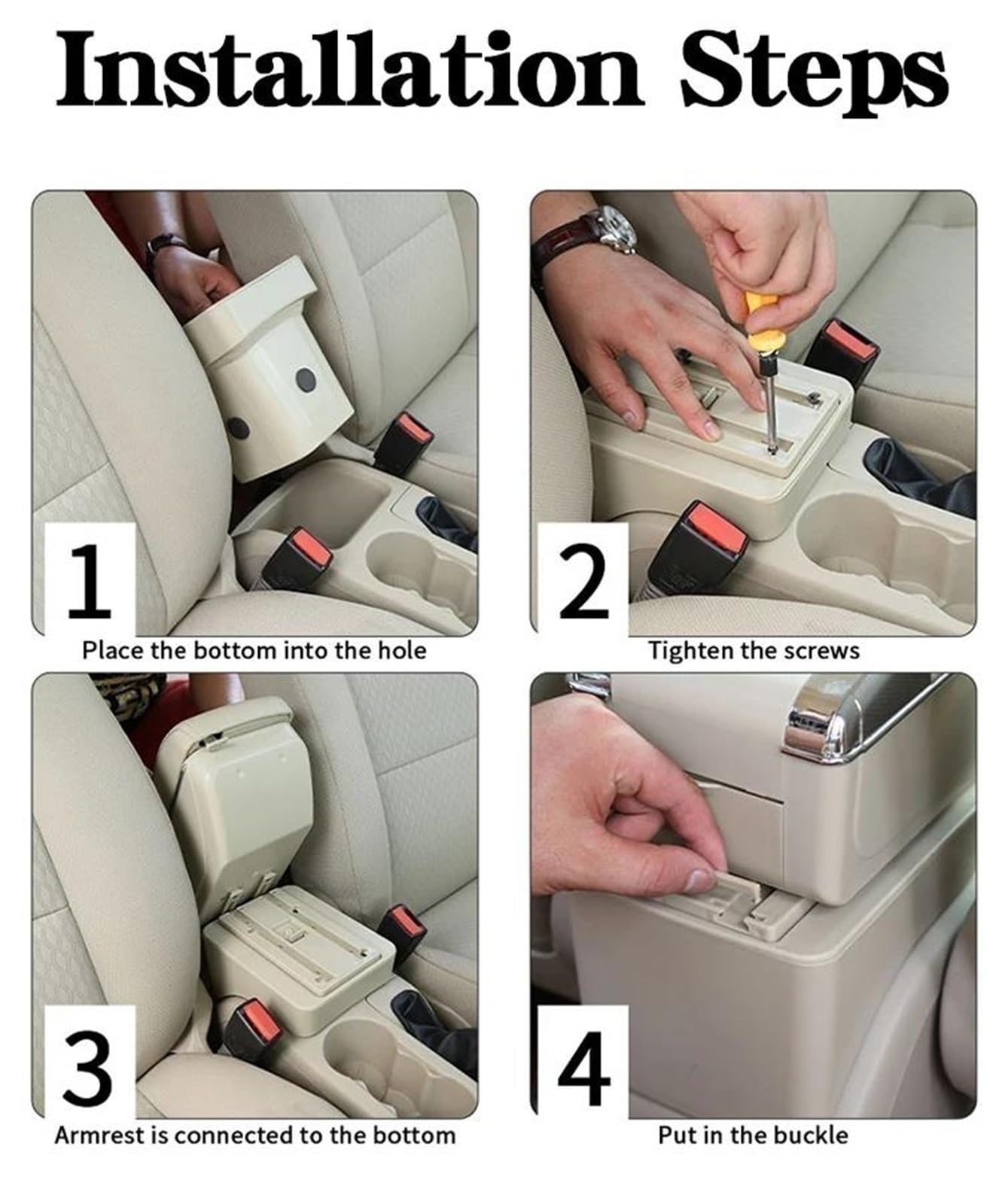 Per La Modifica Dell'estensione Del Bracciolo Dell'auto Per Verso EZ Accessorio Organizer Per Consolle Centrale A Doppio Strato, Nero(A curved red line)