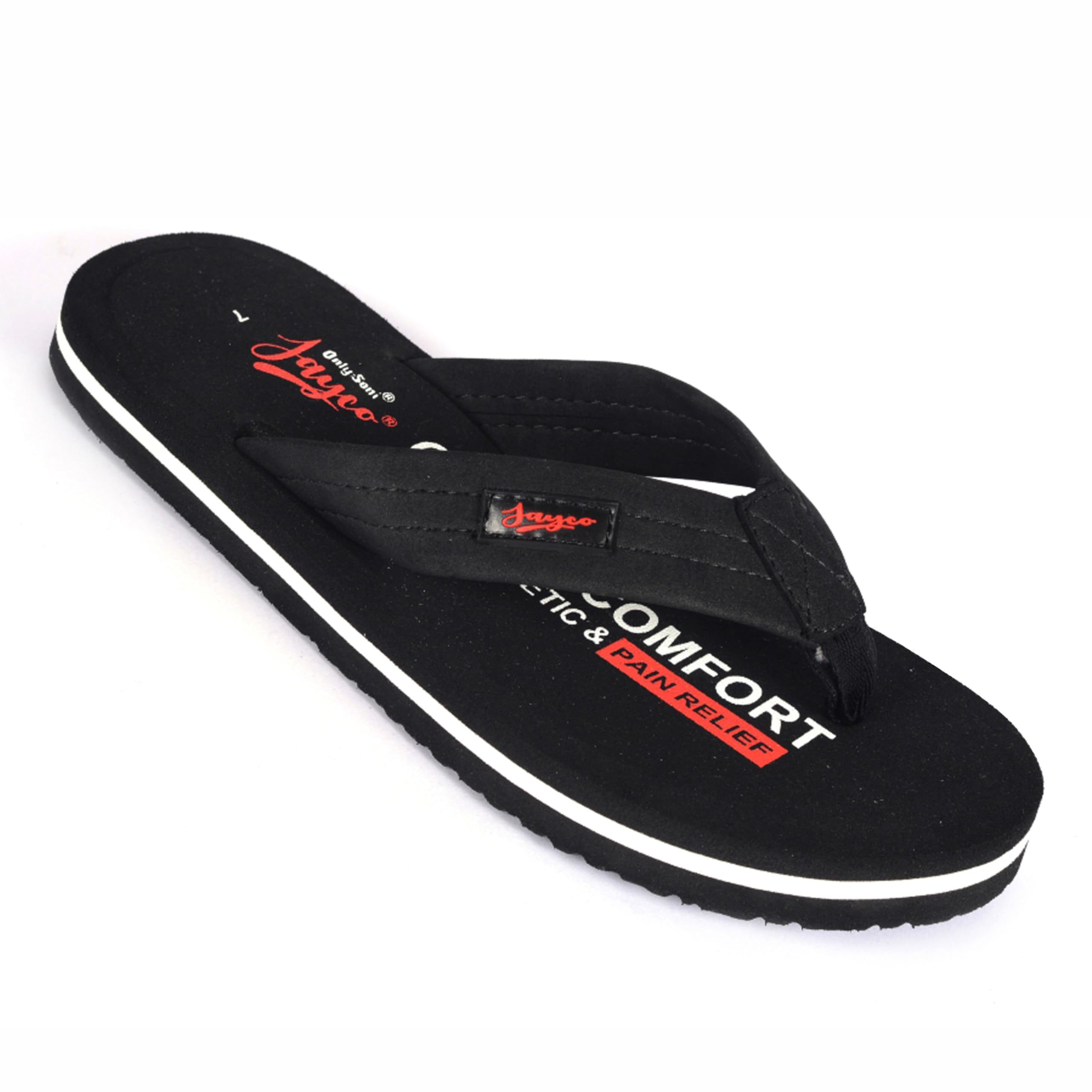 Jayco Extra Soft Ortho Care Diabetic & Orthopedic Slippers || Skid Resistant || Lightweight || Comfortable Footbed (JFG-5611 BLK 8) (B0D37NR7HK) Amazon Price History, Amazon Price Tracker