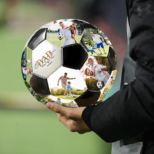 Miniatura 4 de Balón de fútbol personalizado con foto, pelota de fútbol personalizada con nombre, regalos de fútbol para hijo, hija, novio, aficionado al fútbol,