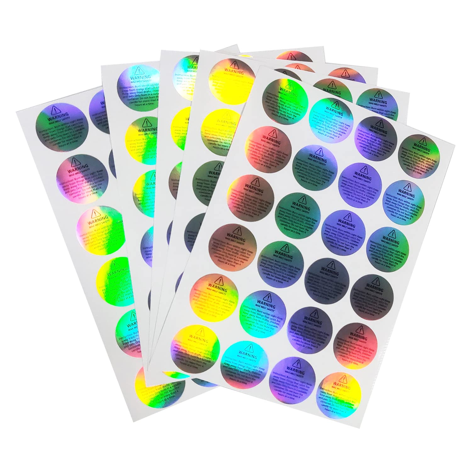 Ally Magic Candle Warning Labels Stickers 120 Pcs 1 5 | Desertcart Morocco