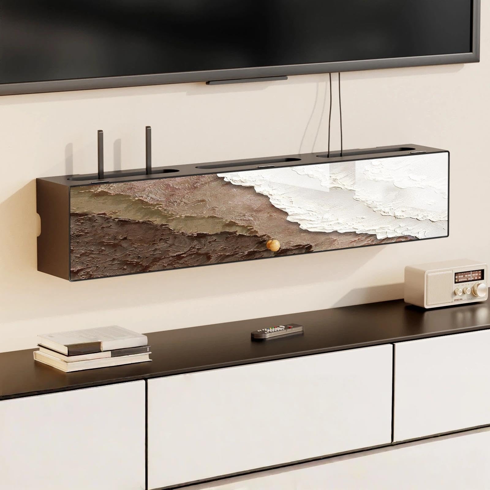 Router Wifi Montowany na Ścianie Ukryte Pudełko,Router Montowany na Ścianie