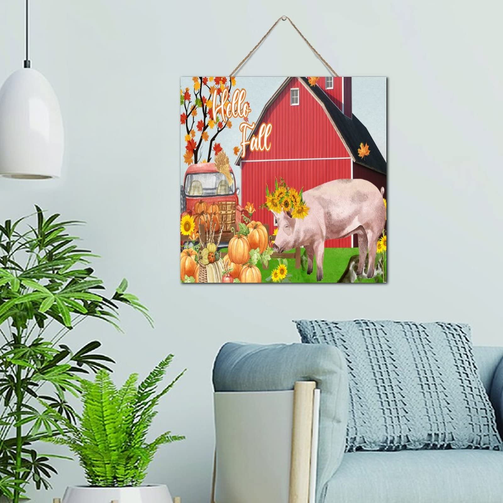 Panneau bois Hello Fall pour rompre la monotonie de votre intérieur