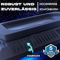 KLIM Everest Laptop Hűtőpad 14-17.3" Turbo Ventilátorral 4300 RPM - Black 8