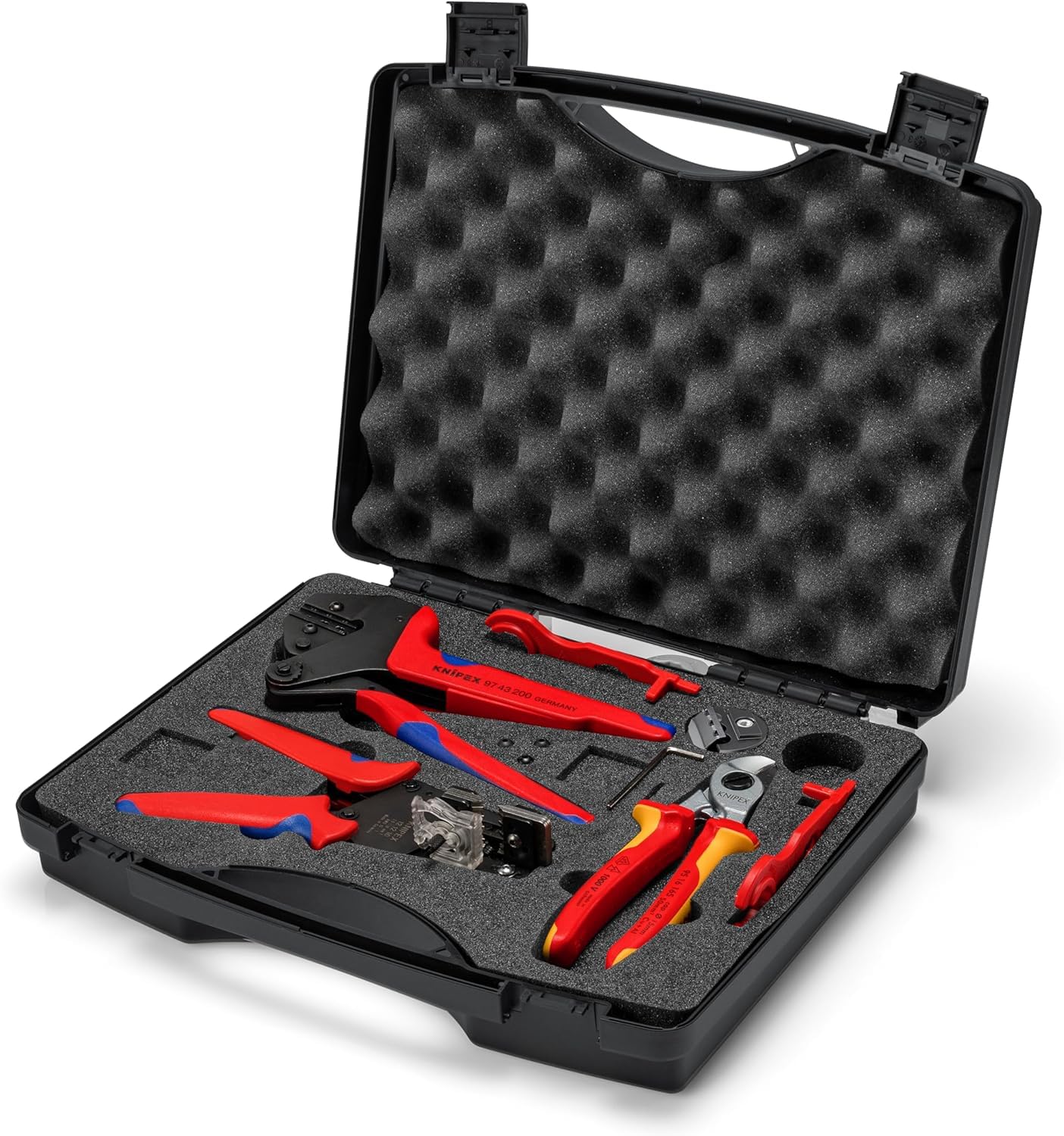 KNIPEX Tool Sets for Photovoltaics for Solar Cable Connectors MC4