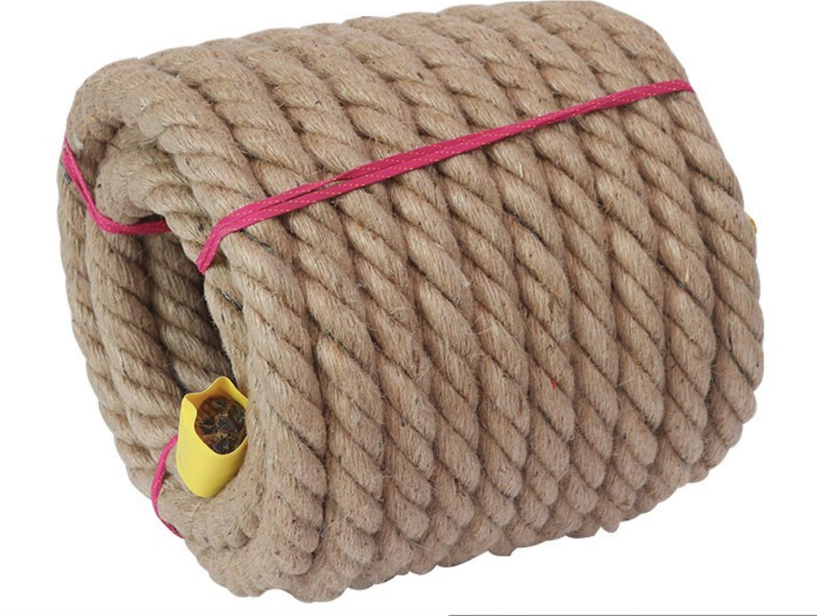 Cuerda de Yute Natural 12 mm, Resistente, cáñamo, Trenzado, macramé, for Manualidades, decoración del hogar y Bodas para Artesanía, Jardinería(12mm x 50M)
