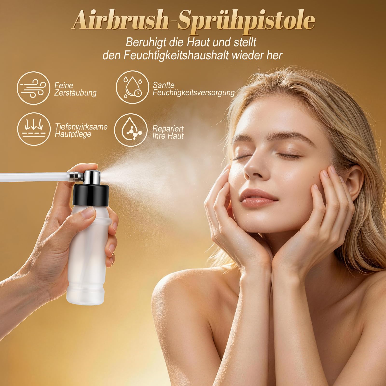 Yofuly Diamant Micr_odermabrasion gerät, Upgrade-Version Mikro_dermabrasionsgerät, 3-in-1 professionelle Heimgebrauch, Gesichts-Salon-Ausrüstung, große Saugkraft