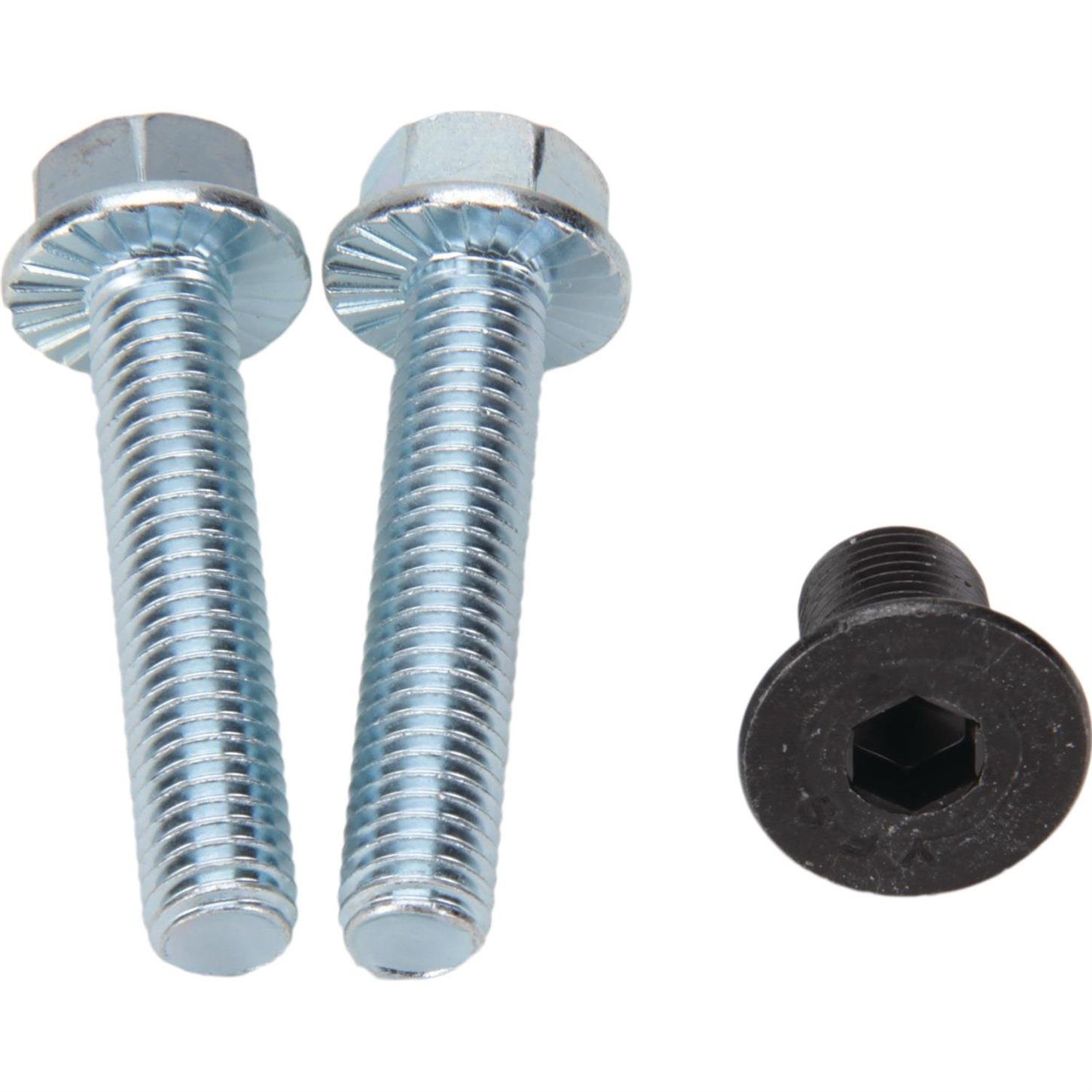 1979-Up GM 3-Piece Metric Spindle Bolt Kit - Compatible with IMCA/USMTS/USRA/UMP/Wissota Spindles, Includes Serrated Bolts and Socket Cap Screw, Ideal for Racing & Track Events