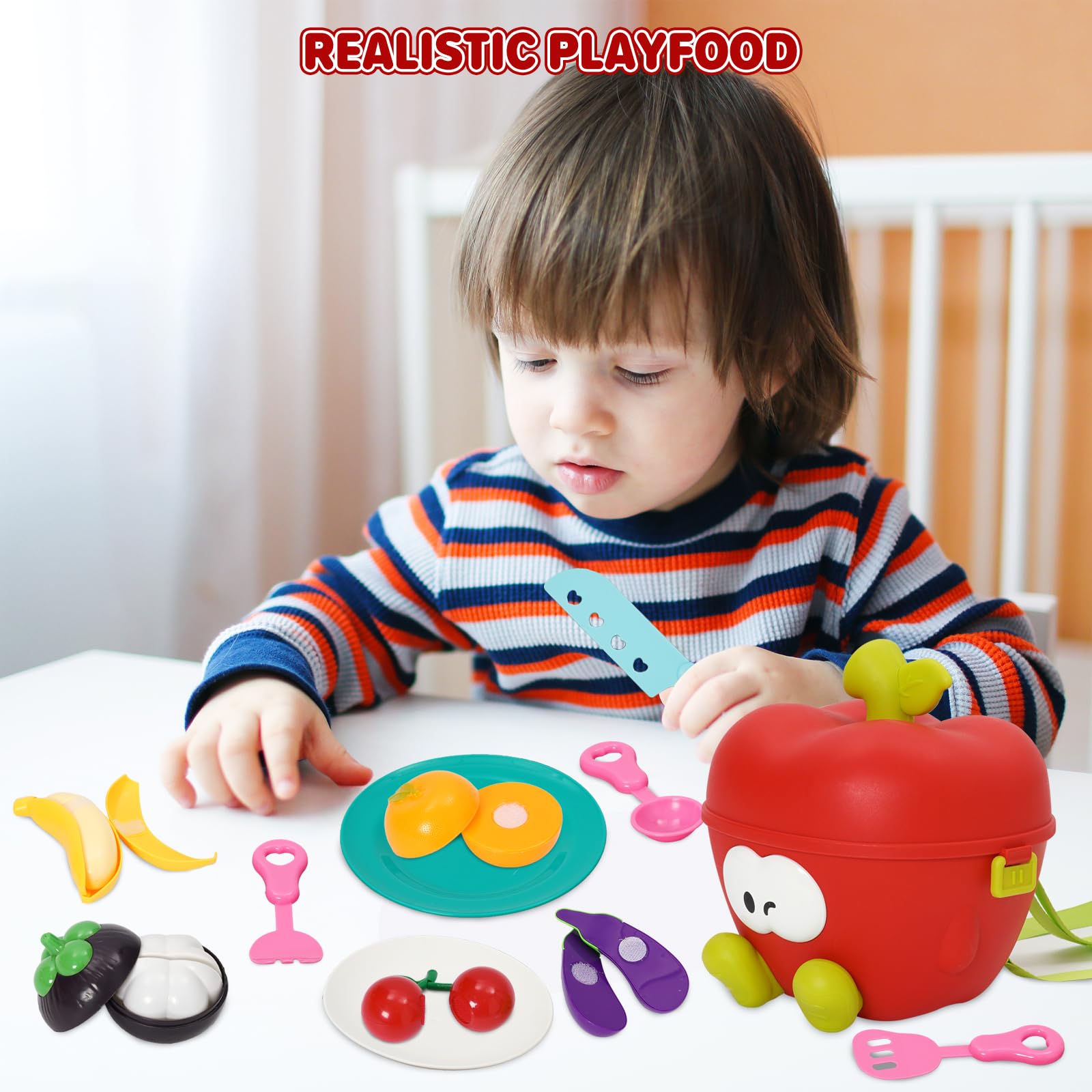 Cuisine enfant en bois, combiné cuisine pour enfants en crèche
