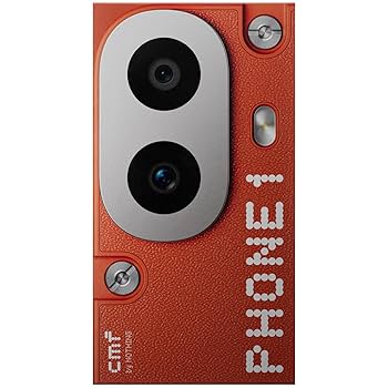 cmf PHONE1 オレンジ　128GB CMF Phone 1」レビュー！ カスタマイズ対応ボディは魅力だが注意