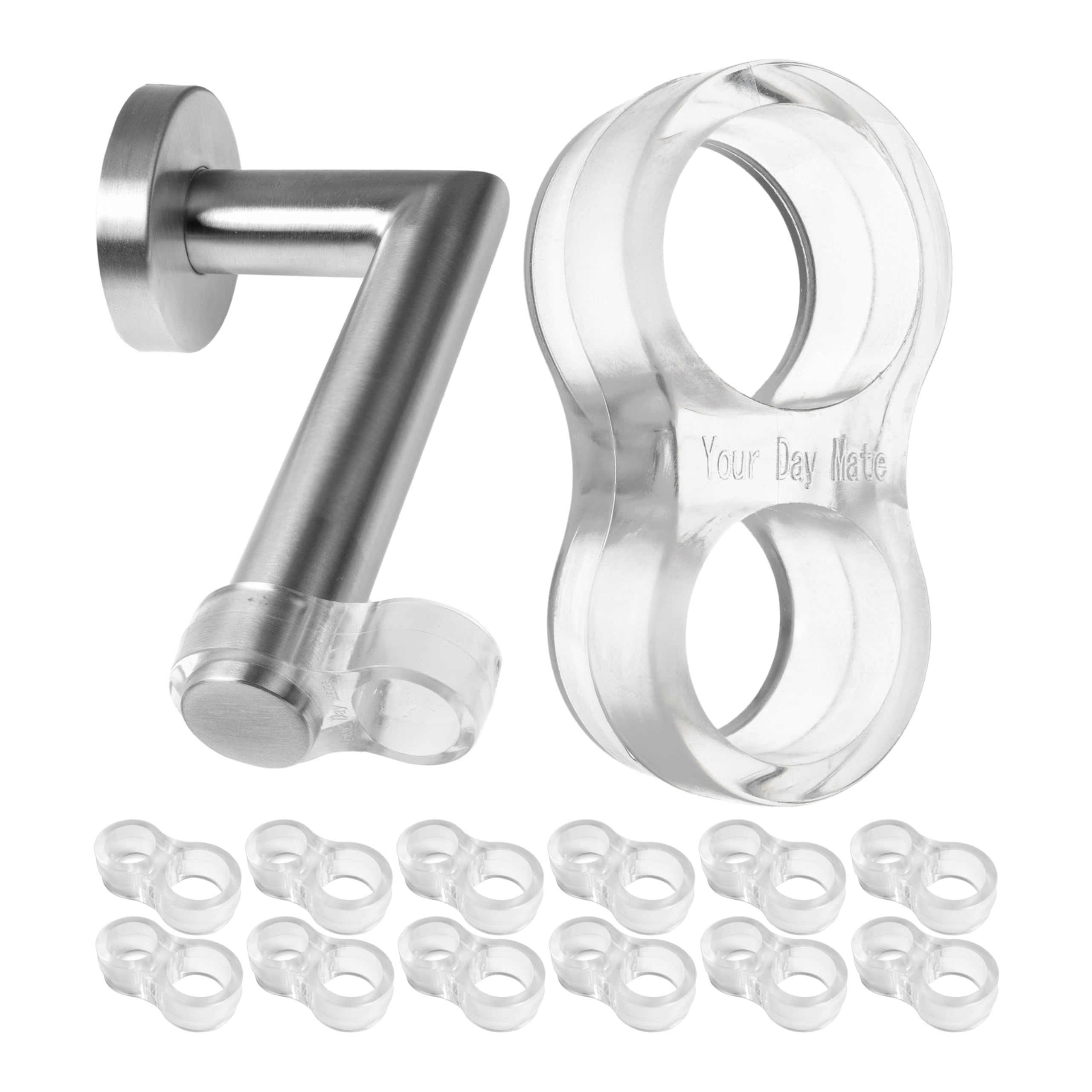 Paraurti Per Maniglie Porta In Silicone - 6 Pezzi, Protezione Morbida Per Pareti E Mobili - Foto 2