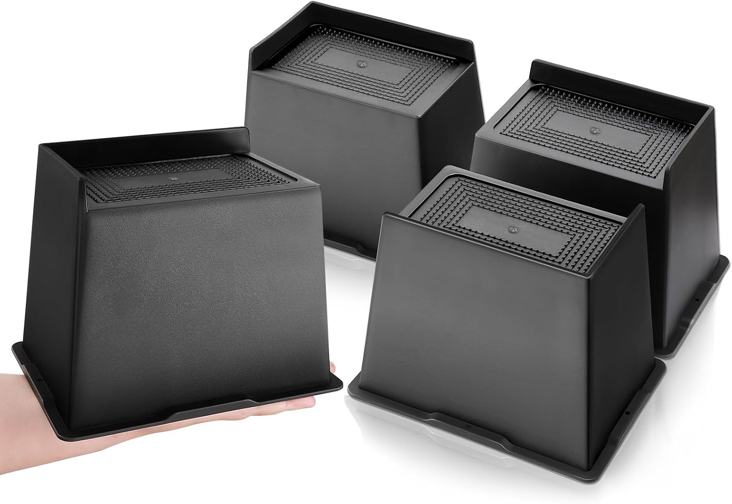 shouwuhho Bed Risers 6 Inch Heavy Duty, Oversized Furniture Risers