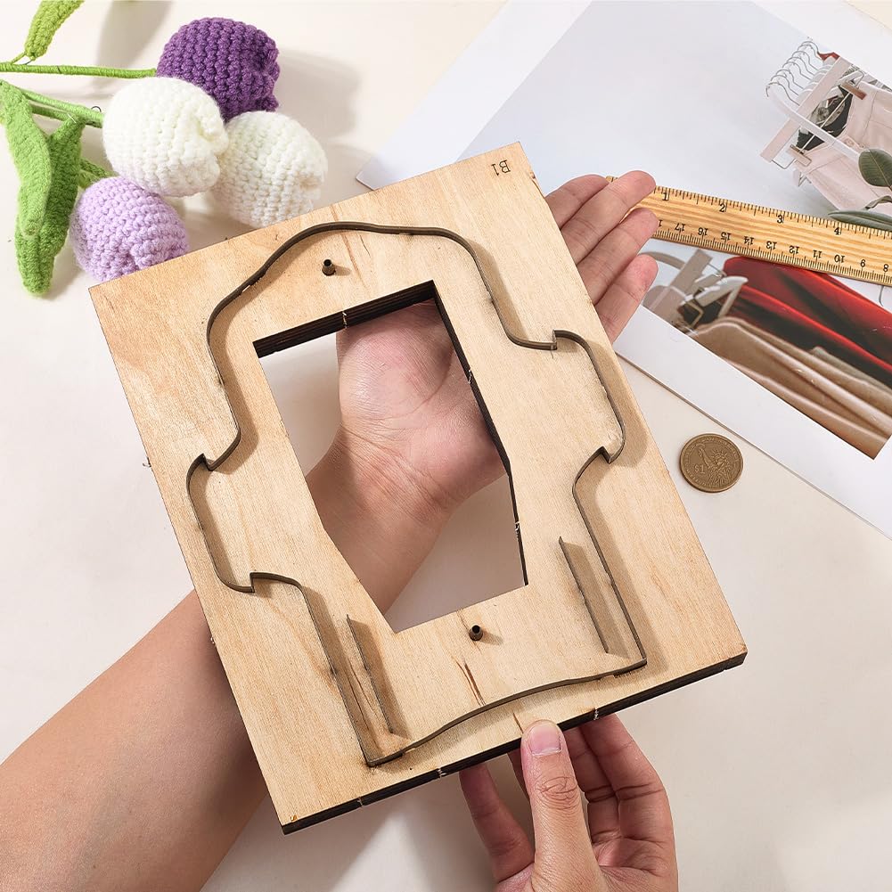 Fustella Per Cuoio GORGECRAFT In Acciaio Al Carbonio – Stampi Per Portachiavi E Borse, Base In Legno Per Artigianato E Fai Da Te