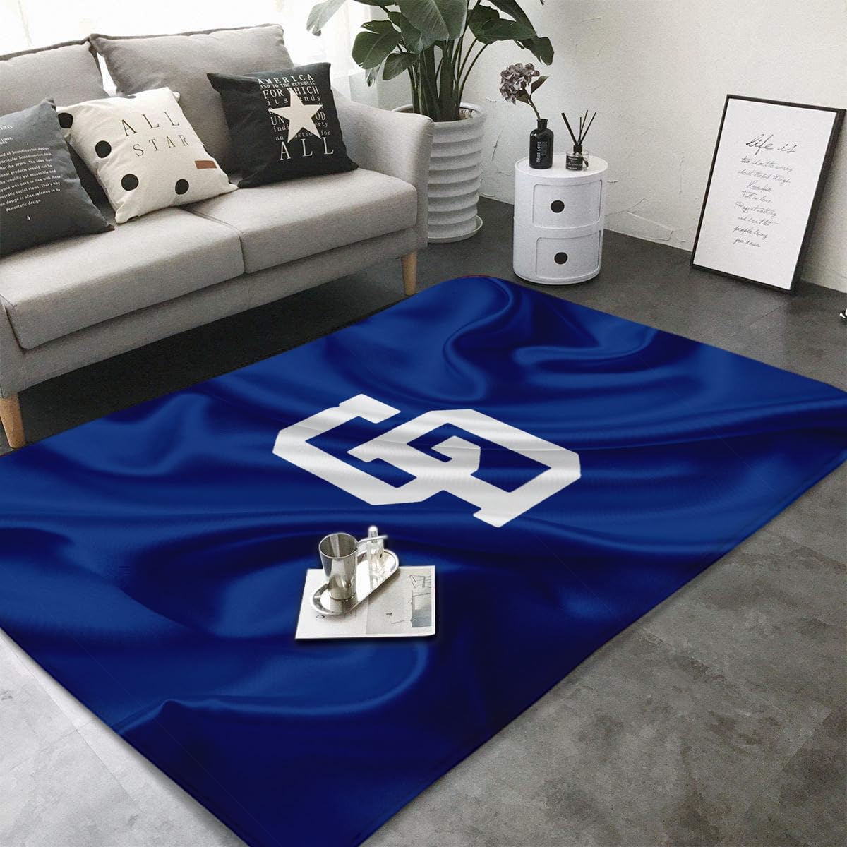 Amazon | ラグマット 中日ドラゴンズ カーペット 絨毯 100x150cm