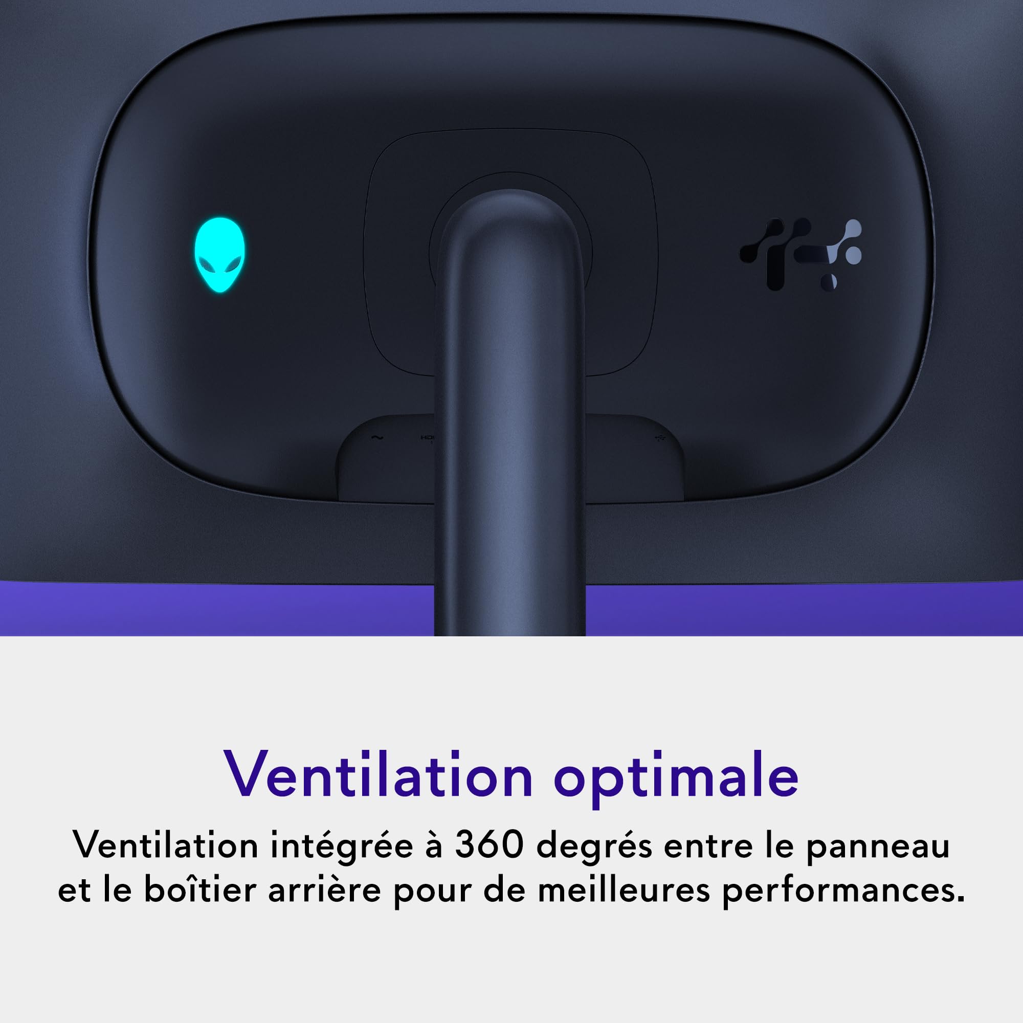 Alienware 27 4K QD-OLED Moniteur Gaming AW2725Q, 240Hz, 0,03ms, G-Sync | 0.03ms, NVIDIA G-SYNC Compatible, AMD FreeSync Premium Pro, HDR True Black 400, Dolby Vision, USB-C, Garantie 3 ans