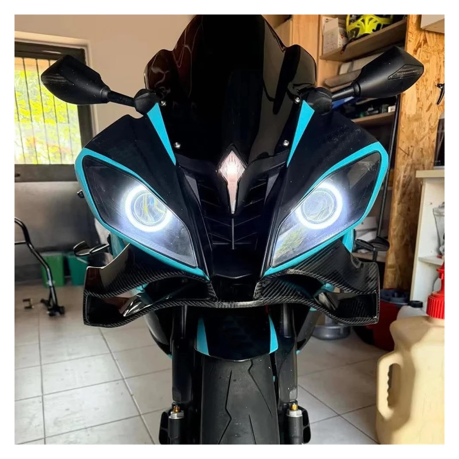 Motorrad Nasenkegel Für YZFR6 2008–2015 Motorrad-Frontspoiler-Abdeckung