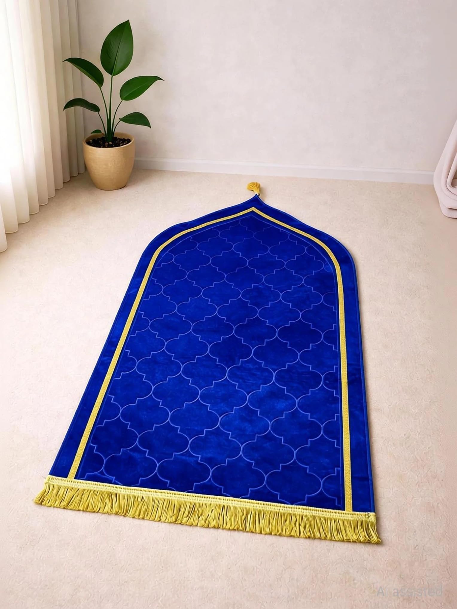 Janamaz Prayer Mat for Namaz – Premium Turkey Velvet Muslim Prayer