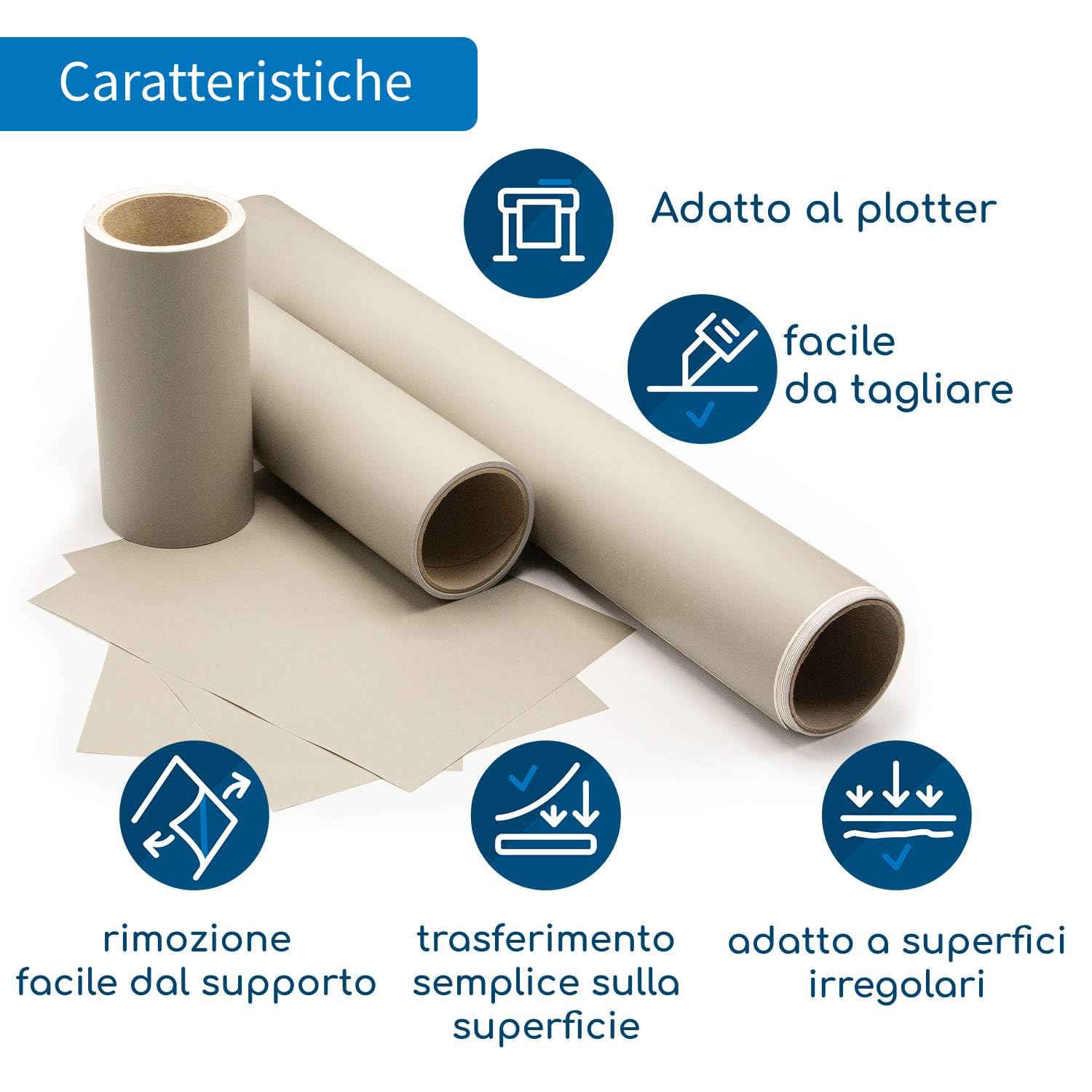 easydruck24de ORAMASK 810 pellicola per stencil I film mascheratura traslucido grigio opaco in PVC speciale I 63 cm x 5 m I per verniciatura e spruzzo, grafica veicoli, airbrush I az046