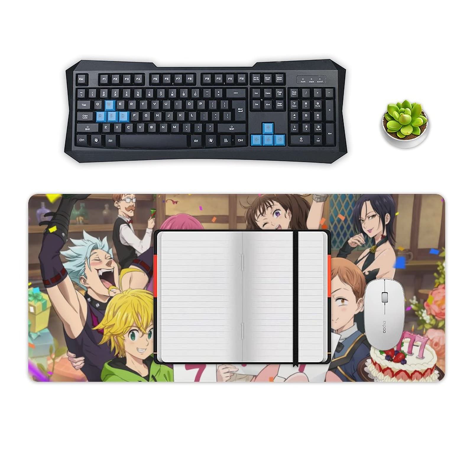Amazon | アニメ ゲーミング マウスパッド 大型 七つの大罪 オフィス