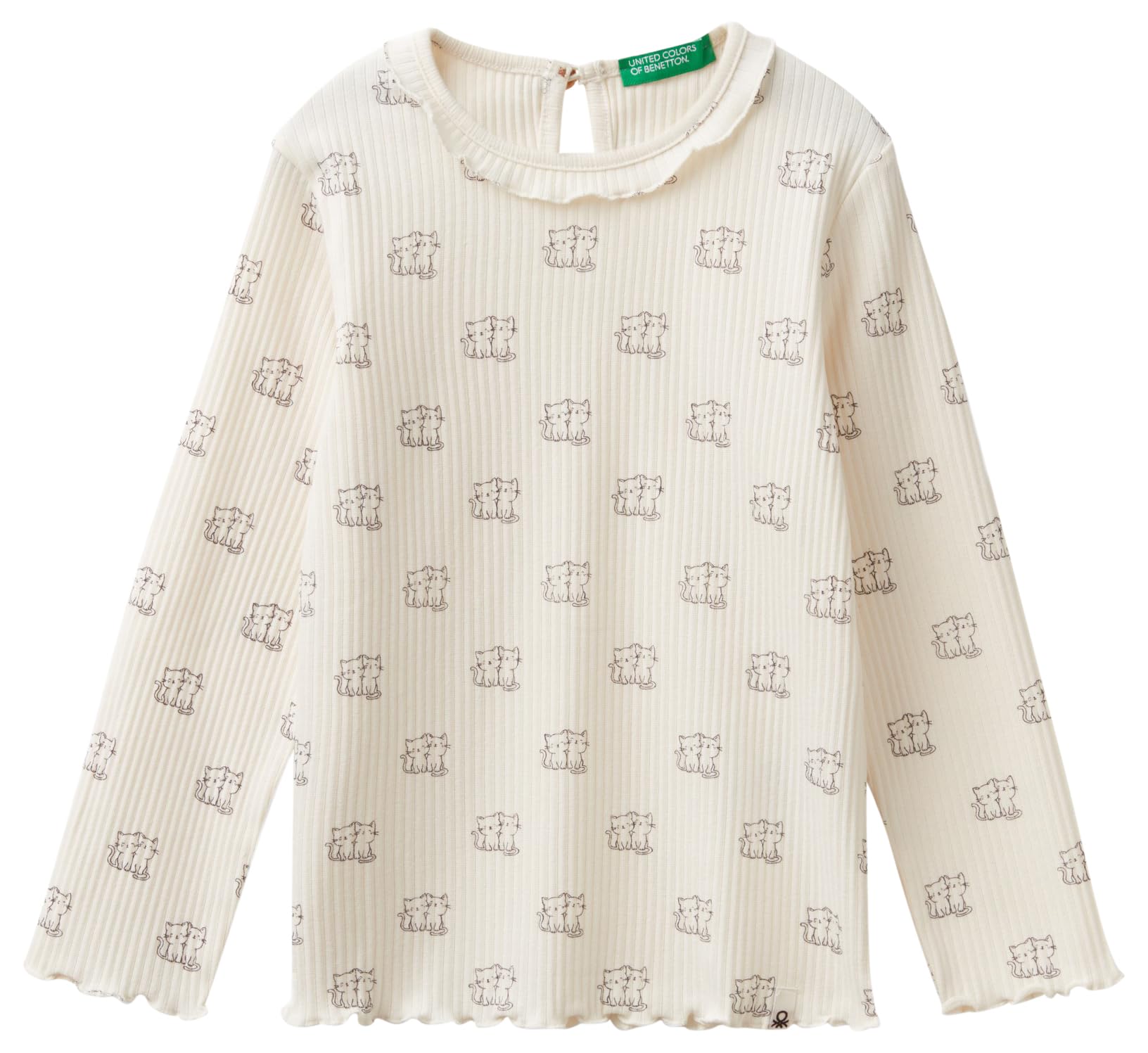 United Colors of Benetton T-Shirt M/L 36LKG10FF Short Sleeve T-Shirt, Multicolor