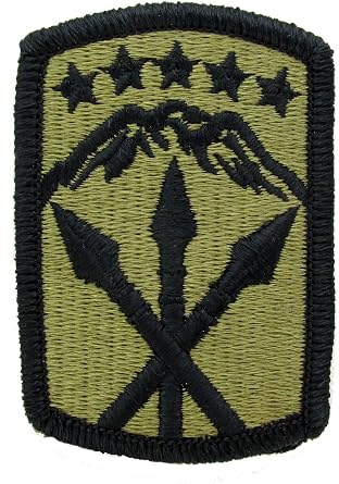 Military Uniform Supply 593rd Sustainment Brigade OCP Patch - Scorpion W2 - U.S. Army