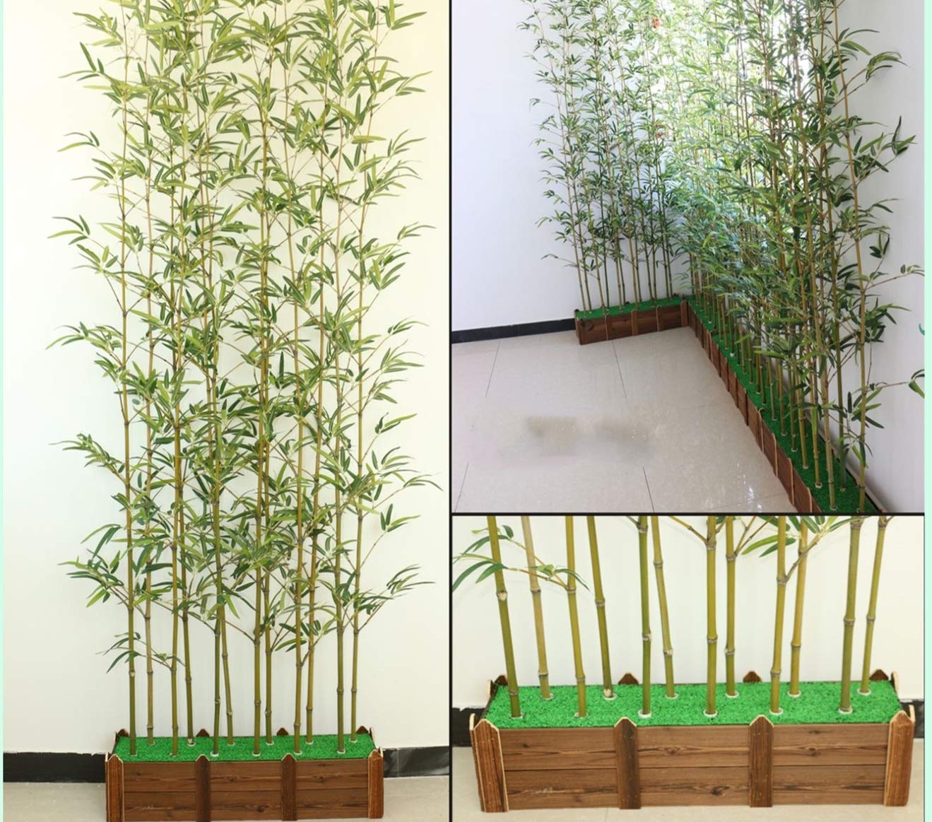 Amazon｜竹垣 間仕切り 人工植物 パーティション画面