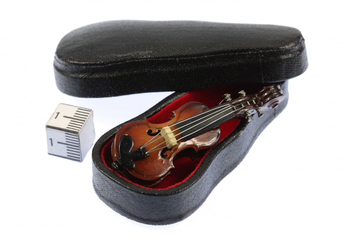 Miniblings Geige Brosche Geigenbrosche Pin Anstecker Violine + Box | Für Revers, Jacke oder Tasche, aus Berlin, ein Mitbringsel mit Charakter