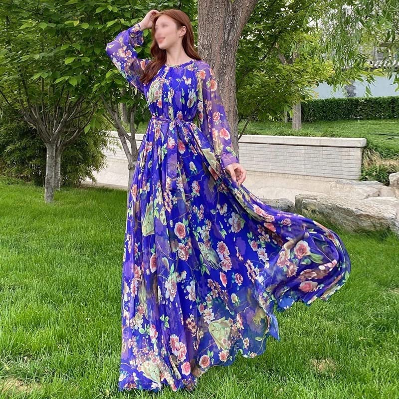 Abito Da Sera A-Line Scollo A Cuore In Chiffon Con Strascico Pieghettato Abiti Da Festa Sociale