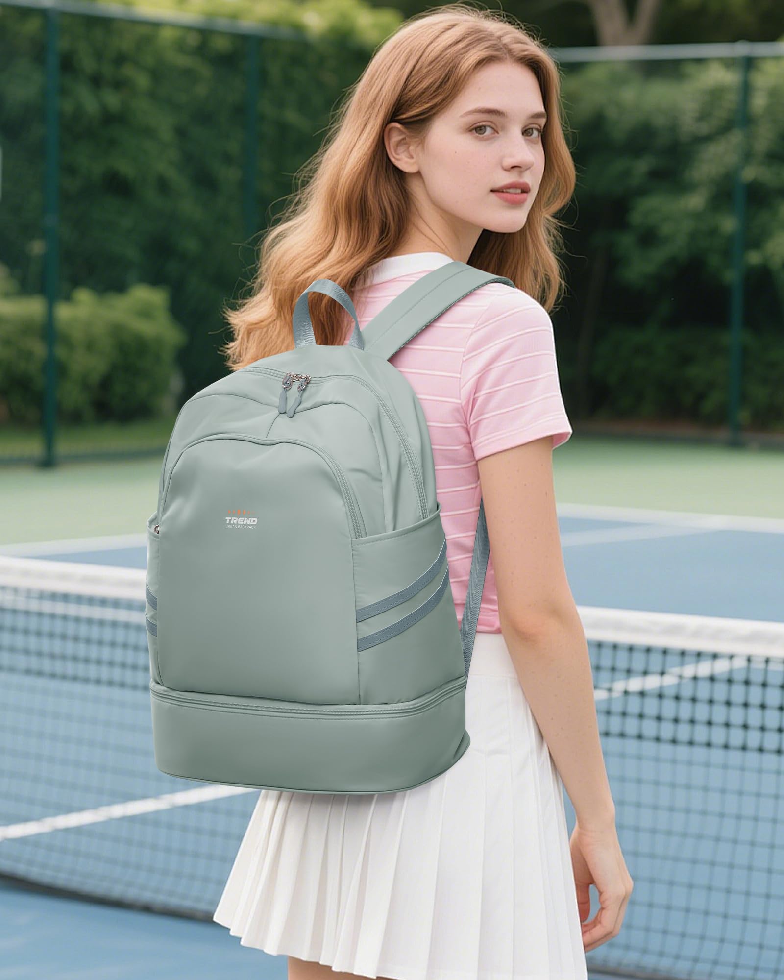 SZLX Sac à Dos Femme pour Le Sport pour Le Aptitude Voyage Nager Alpinisme Randonnée Multifonction Pliable Sac De pour La Gym avec Compartiment à Chaussures et Sac Etanche Sac Sport Imperméable Homme