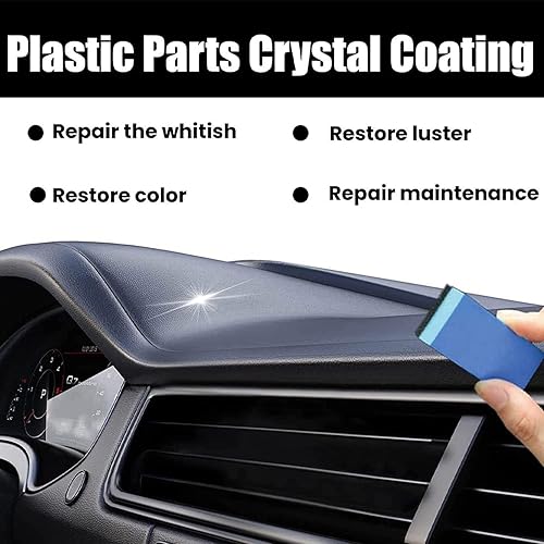 Miniatura 2 de Revestimiento de cristal para coche, Cristal para PláStico del Carro, revestimiento de piezas de plástico para automóvil, restaurador de plástico