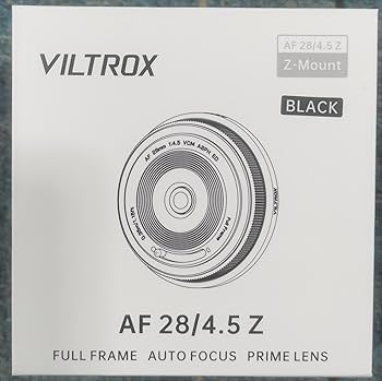 Amazon.com : VILTROX 28mm F4.5 Z, AF 28mm f/4.5 Pancake Full