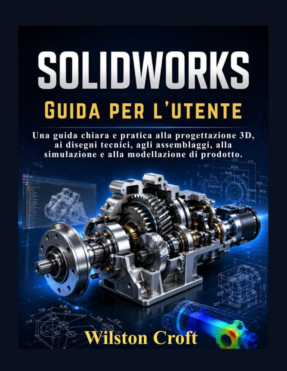 SOLIDWORKS Guida per l'utente: Una guida chiara e pratica alla progettazione 3D, ai disegni tecnici, agli assemblaggi, alla simulazione e alla modellazione di prodotto.