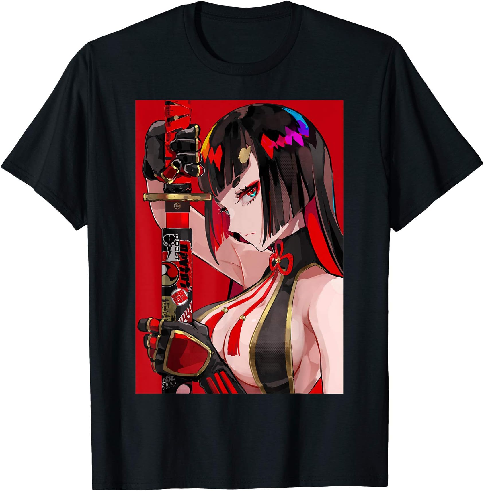 Anime Girl Waifu Japanese Aesthetic Otaku Gift T-Shirt