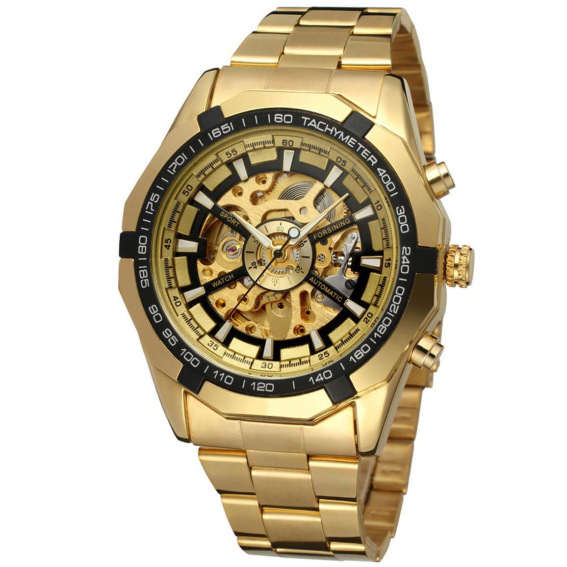 FORSINING FOR-02 Stainless Steel Bracelet Automatic Analogue Men Watch (B07SKL7PBZ) Amazon Price History, Amazon Price Tracker