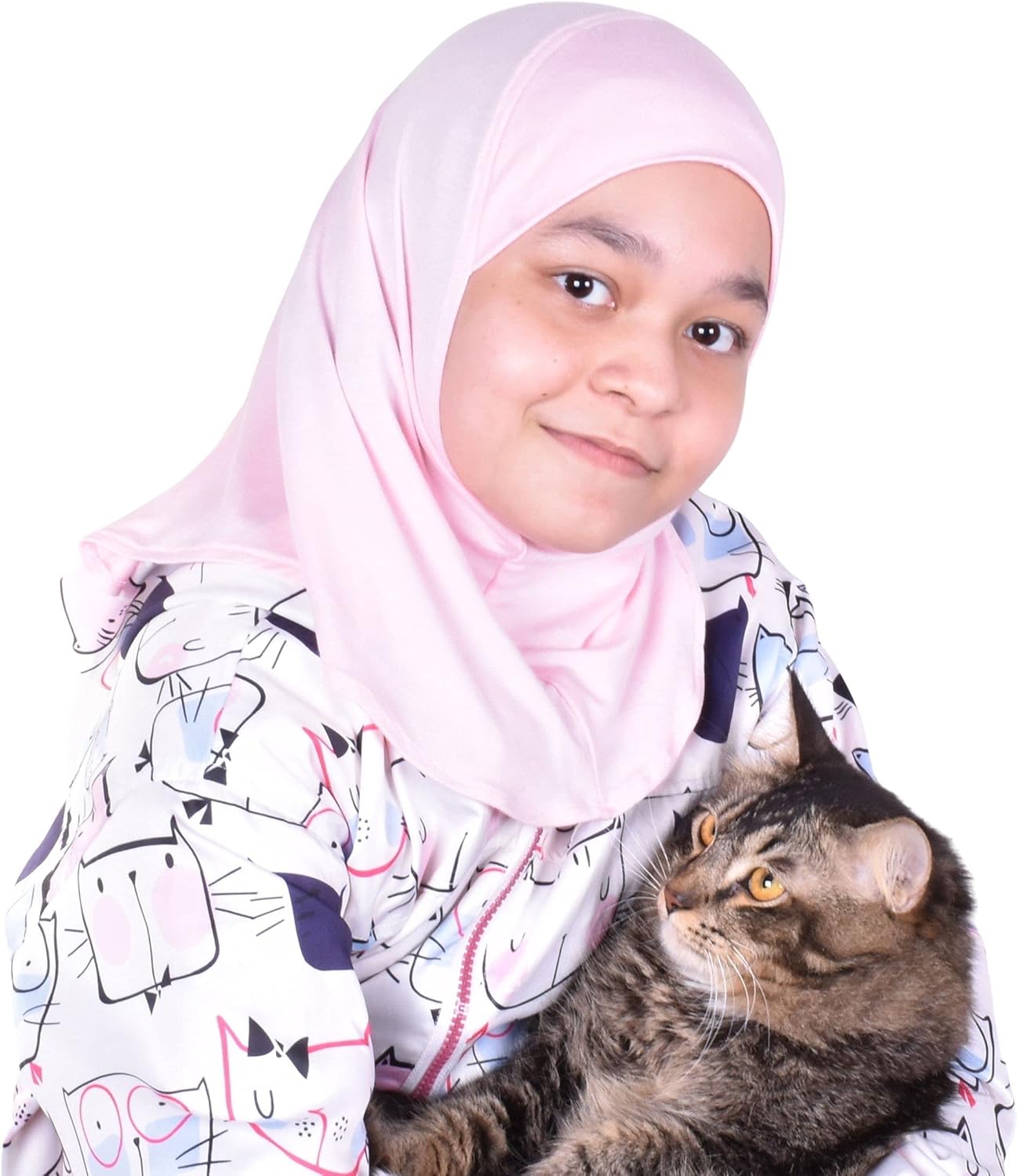 Silk Story Handmade Nur Girls Kids 1 piece Amira Practical Hijab Headscarf Instant Scarf Cotton Jersey Comfort Headwear Silk Story Handmade Nur Girls Kids 1 piece Amira Practical Hijab Headscarf Instant Scarf Cotton Jersey Comfort Headwear