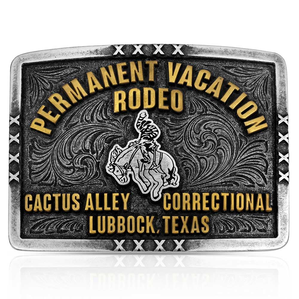 Montana Silversmiths Officially Licensed Cactus Alley Hat Co. Western Lifestyle Belt Buckle