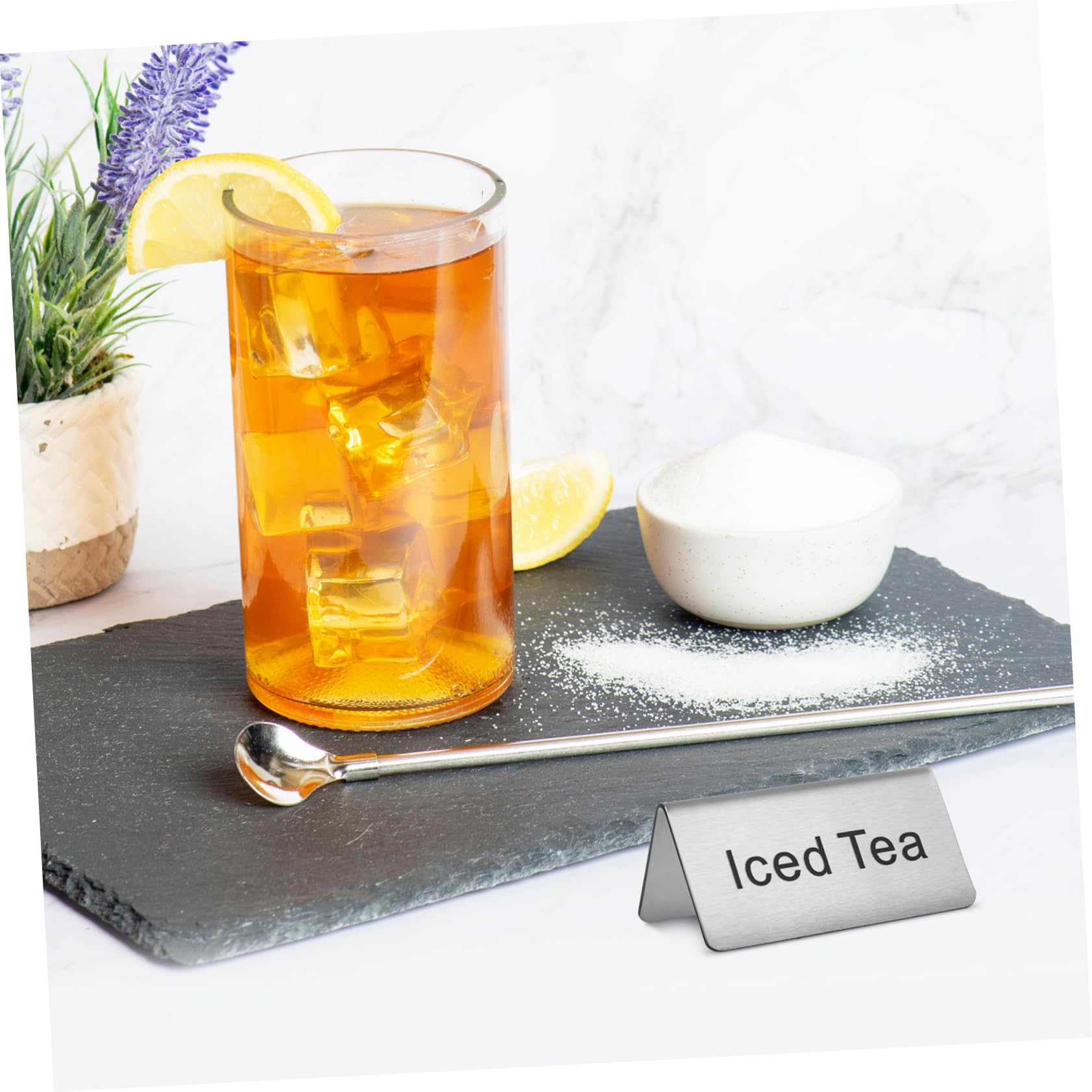BESPORTBLE 5-teiliges Edelstahl Tisch- Und Zeltschild Set Elegant Für Getränke Display Bei Hochzeiten Partys Und Buffets Drinnen Und Draußen Robust Und Wetterfest