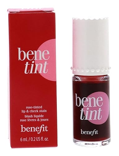 Miniatura 3 de Benefit Bene Tint Tinte de labios y mejillas teñido de rosa, 0.2 onzas líquidas