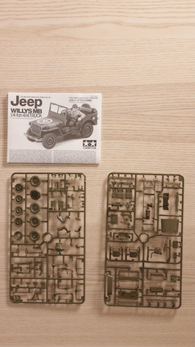 Tamiya Jeep Willys MB 1:20スケール Tamiya 1:20 scale JEEP - Collector's Club die-cast model