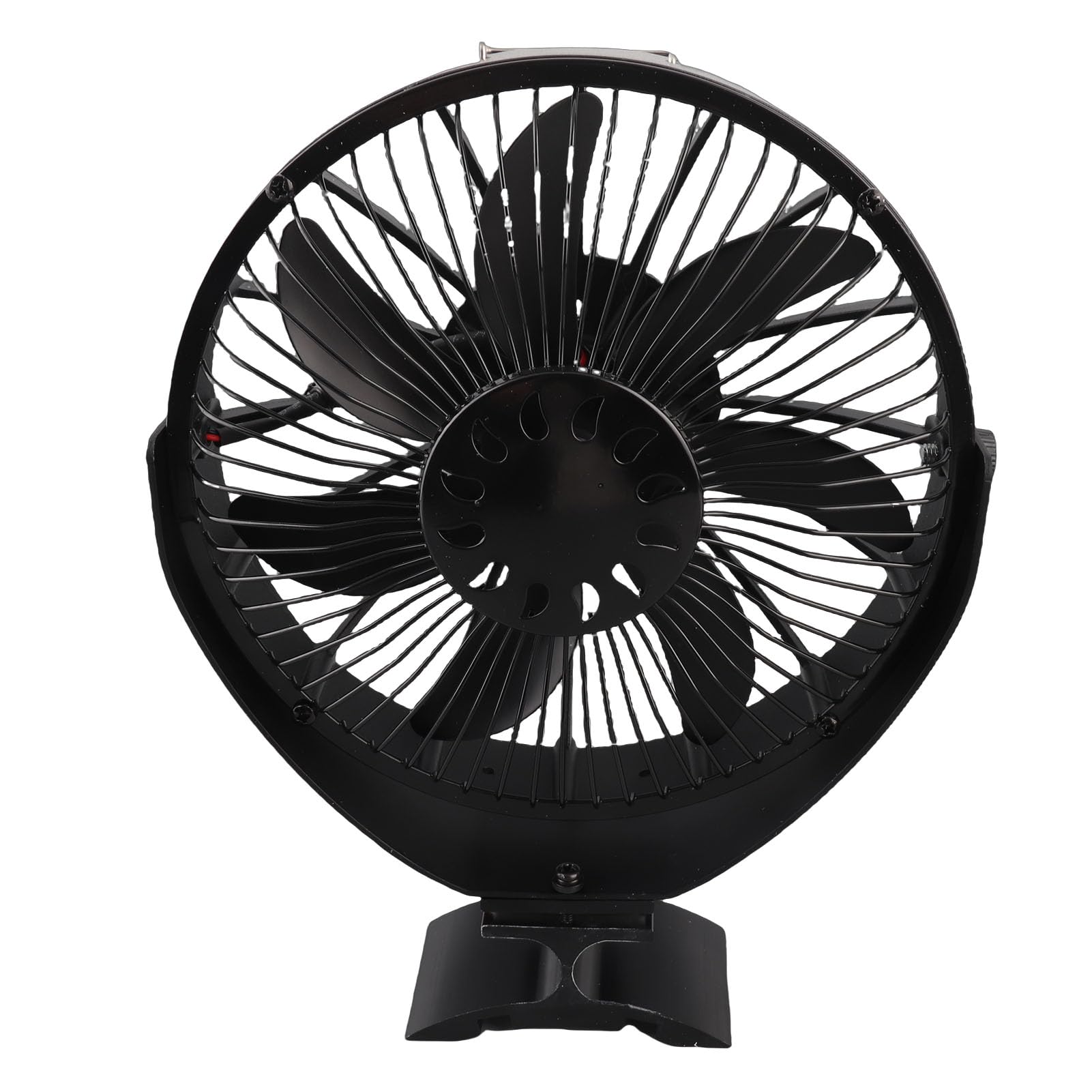Ventilatore per Stufa a Legna con Calore, Protezione in Lega di Alluminio, Regolazione Manuale 360 Gradi, per Camini e Stufe a Legna